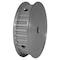 B&B Manufacturing 32XL037-3FA3, Timing Pulley, Aluminum, Clear Anodized,  32XL037-3FA3 - alternate 1